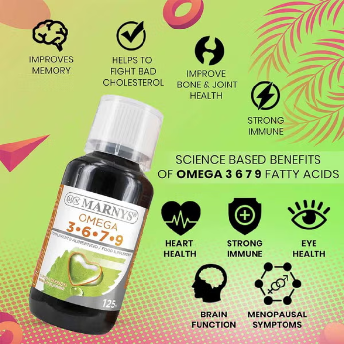 Marnys Omega 3 6 7 9 Syrup 125 ml