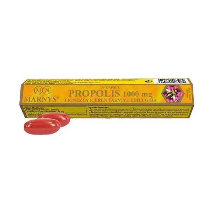 Marnys Propolis 1000 mg With Echinacea 30 Capsules