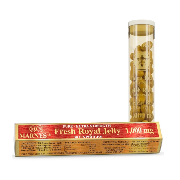 Marnys Royal Jelly 1000 mg 30 Capsules