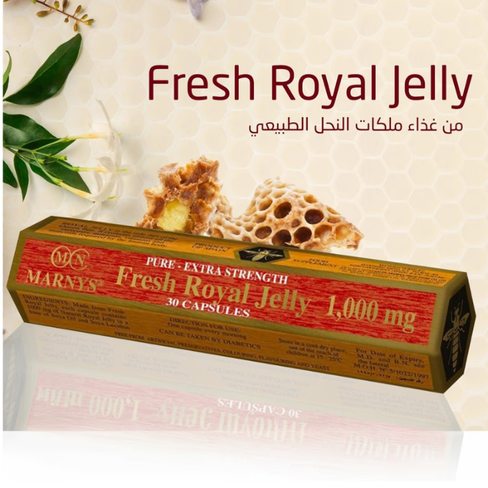 Marnys Royal Jelly 1000 mg 30 Capsules