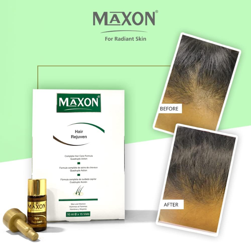 Max-On Hair Rejuven Ampoules 10mlx15's