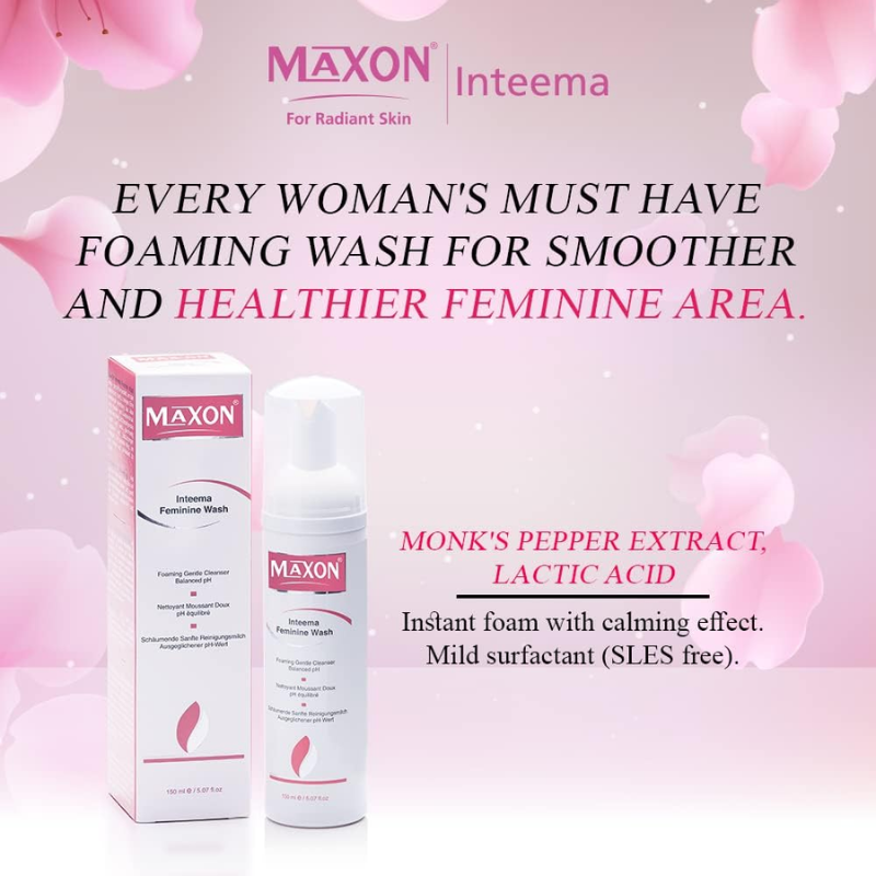 Max-On Inteema Feminine Wash 150ml