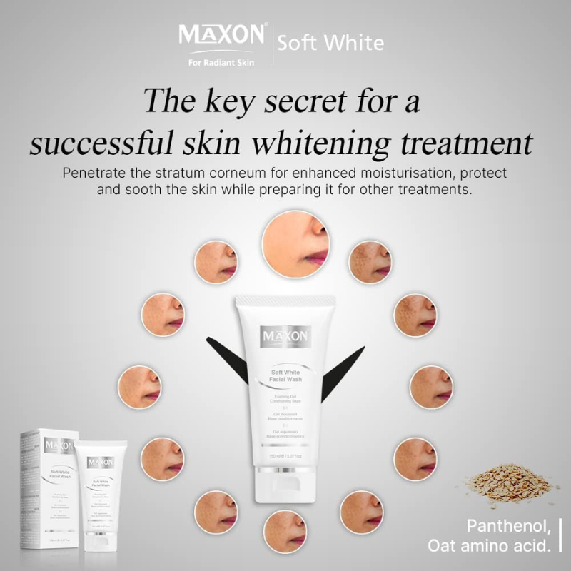 Max-On Soft White Facial Wash 150ml