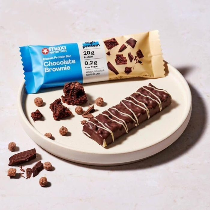 Maxi Nutrition Classic Protein Bar Chocolate Brownie 40G -Box of 16 pcs