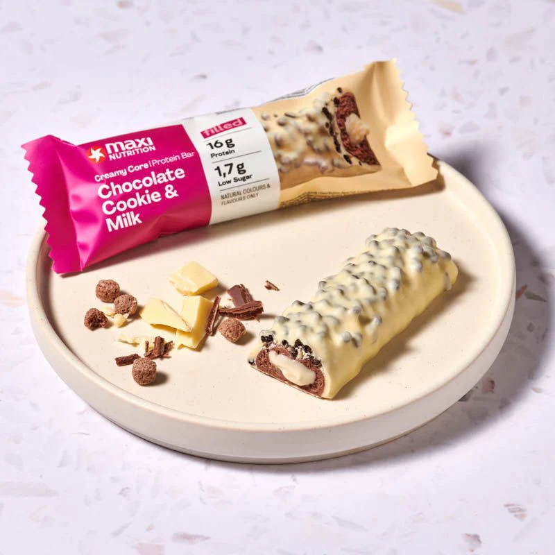 ماكسي نيوتريشن بار شوكولاتة كوكي وحليب 45 غ علبة 12 قطعة