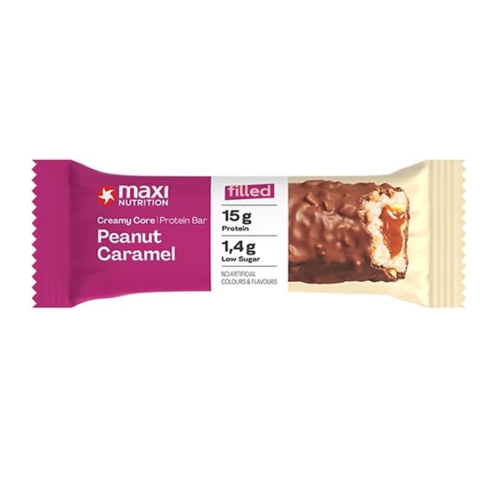 Maxi Nutrition Bar Peanut Caramel 45G - Box of 12 pcs