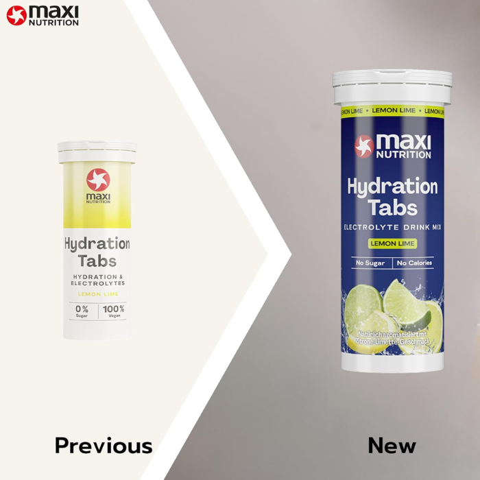 Maxi Nutrition Hydration Tabs Lemon Lime 40G-6s