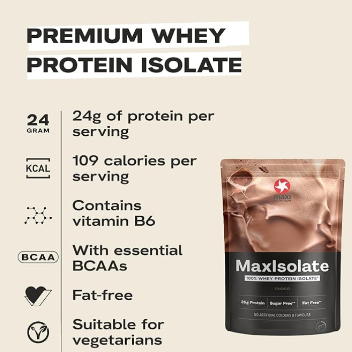 Maxi Nutrition MaxIsolate Whey Protein Choco 1000g