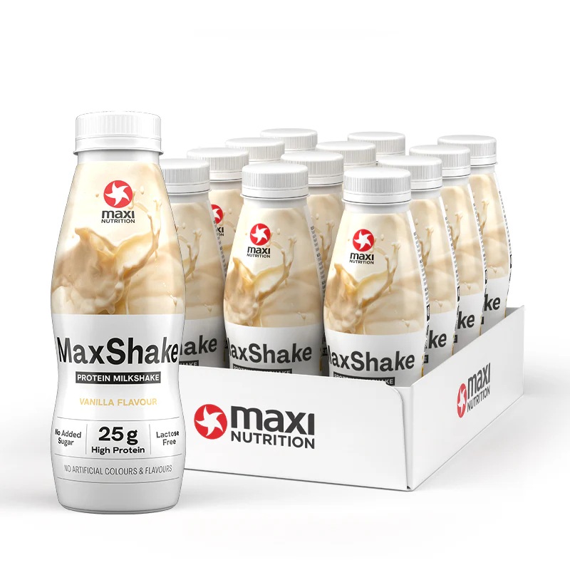 Maxi Nutrition MaxShake Protein Vanilla, 25g Protein Ready to Drink Low Fat Shake, 330ml