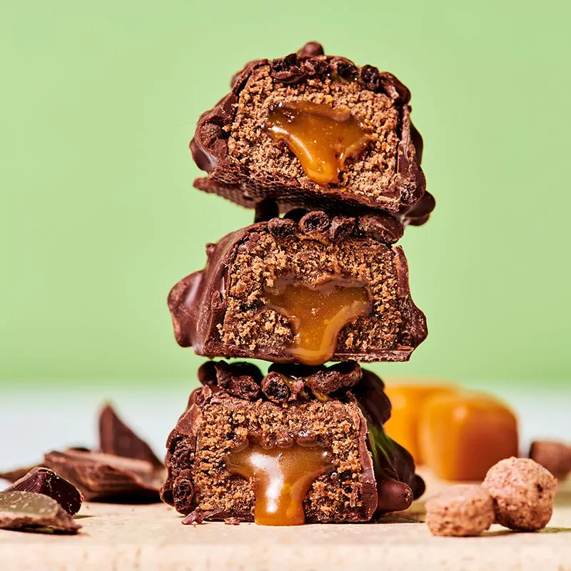 Maxi Nutrition Vegan Bar Chocolate Peanut Caramel 45G - Box of 12 pcs