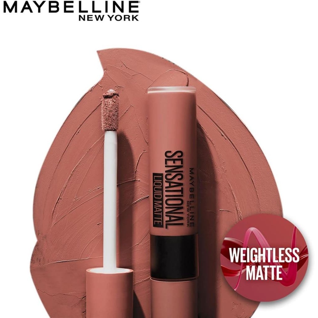 Maybelline New York Sensational Liquid Matte NU02 Strip it Off