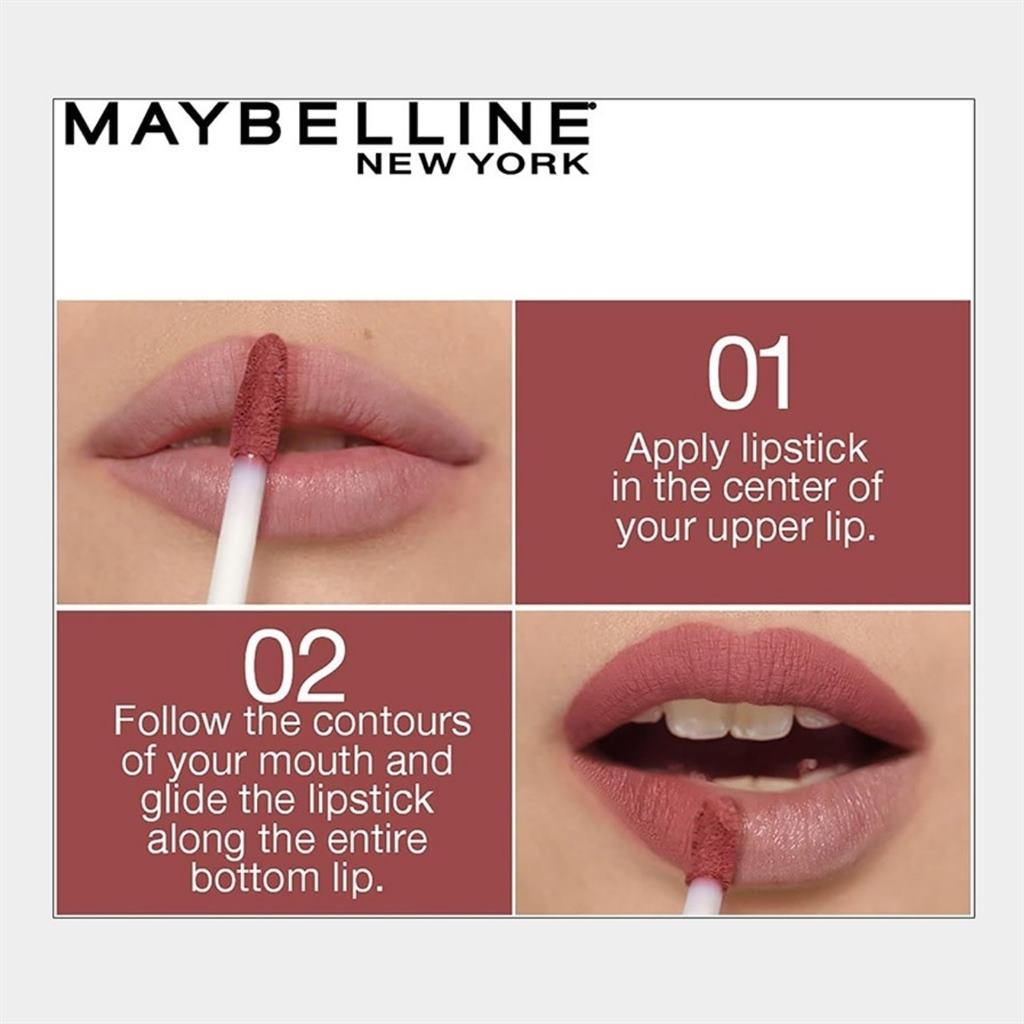 Maybelline New York Sensational Liquid Matte NU02 Strip it Off