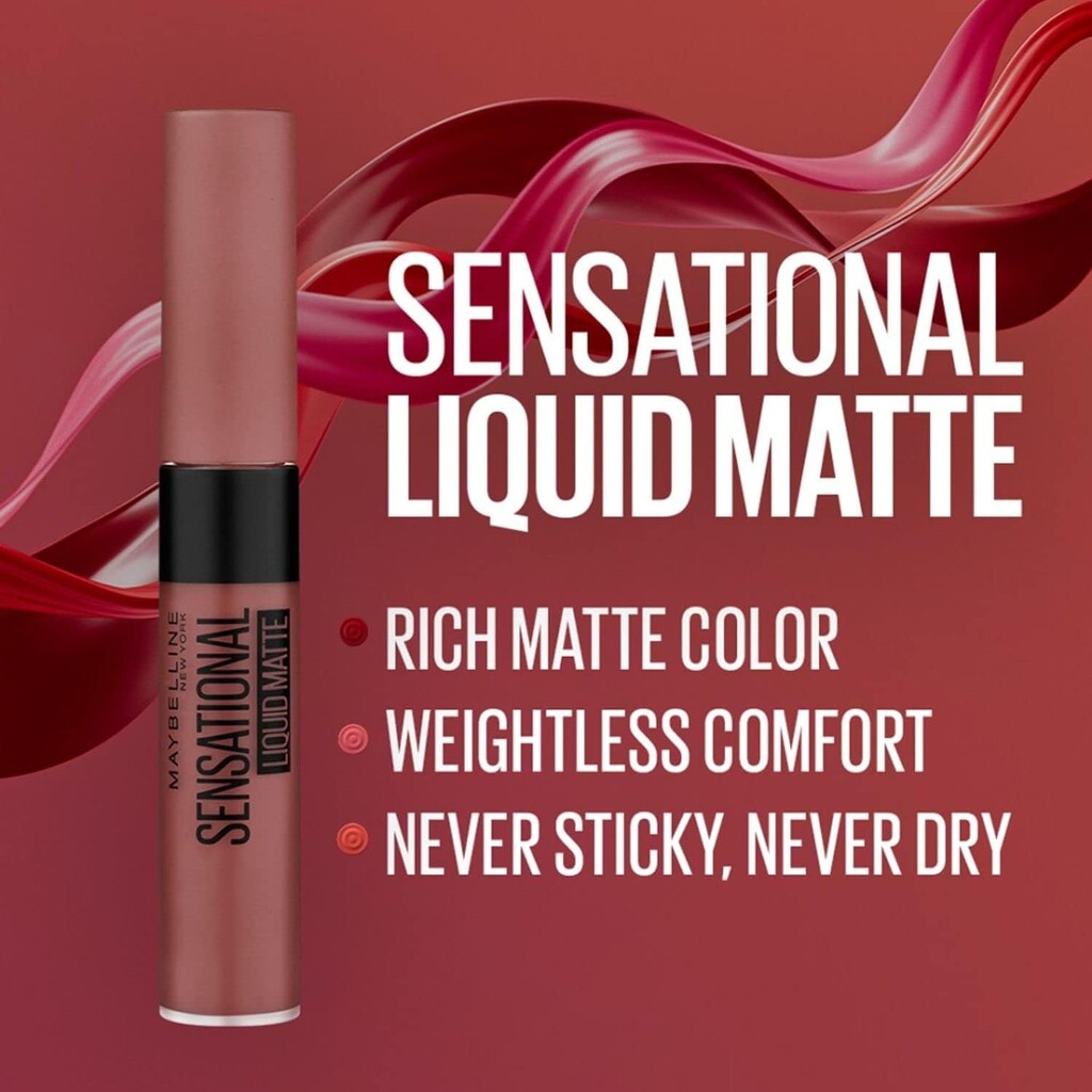 Maybelline New York Sensational Liquid Matte 08 Bare Temptations
