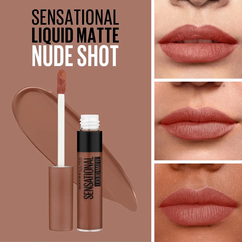 Maybelline New York Sensational Liquid Matte 08 Nude Shot