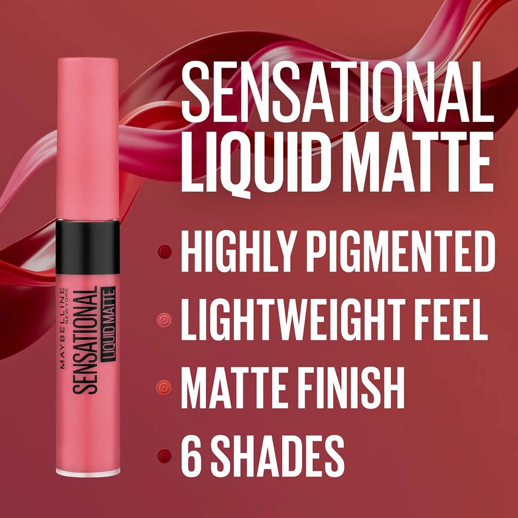 Maybelline New York Sensational Liquid Matte 08 Nude Shot