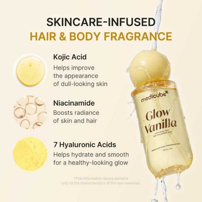 Medicube Glow Vanilla Hair Body Fragrance Mist 100ml