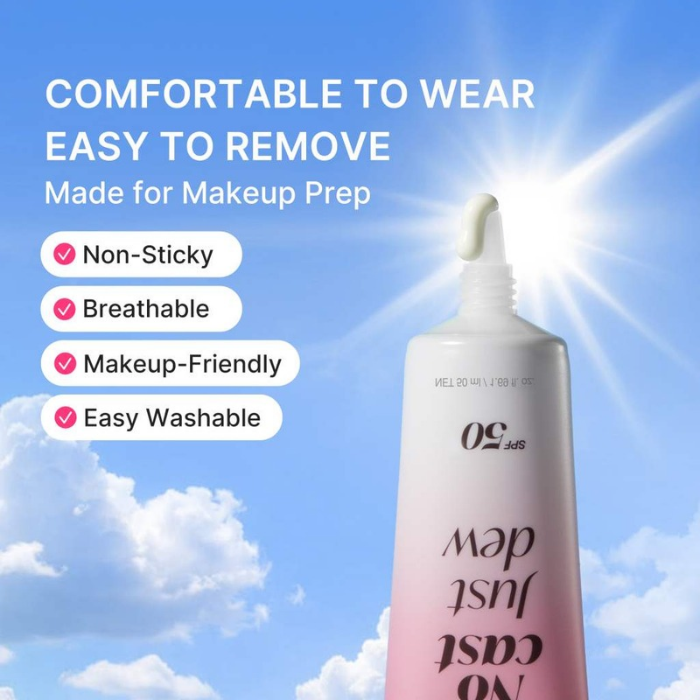 Medicube No Cast Just Dew PDRN UV SPF50+ Serum 50ml