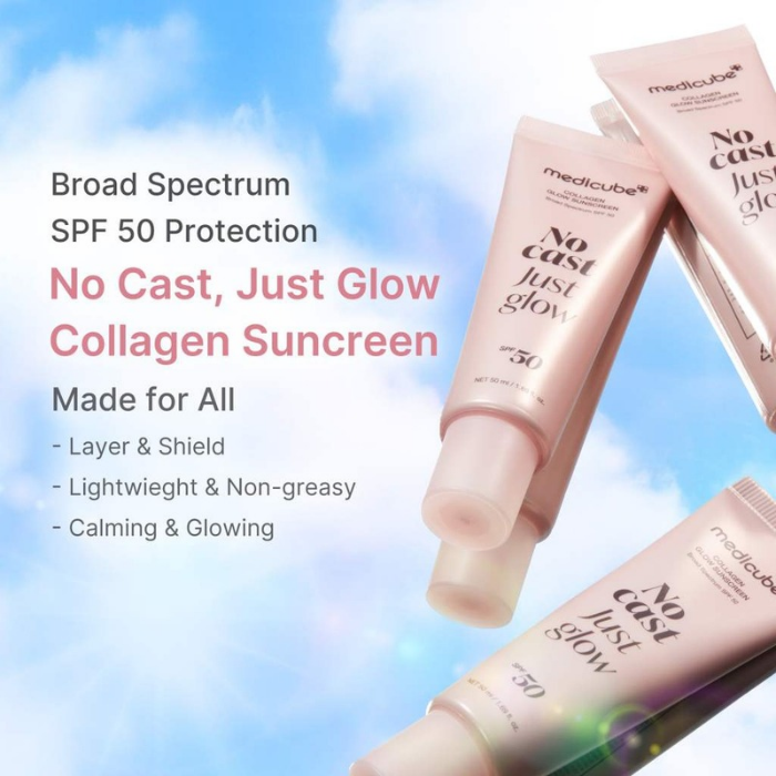 Medicube No Cast Just Glow SPF50+ Sunscreen 50ml
