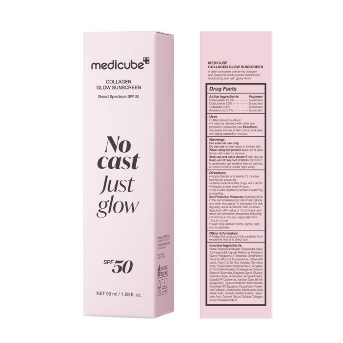 Medicube No Cast Just Glow SPF50+ Sunscreen 50ml