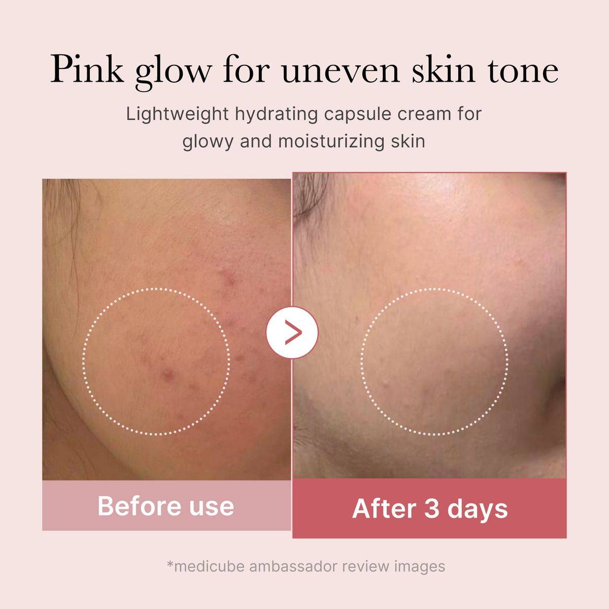 Medicube PDRN Pink Collagen Capsule Cream, Brightening, Firming and Glass Glow Moisturizer, 55g