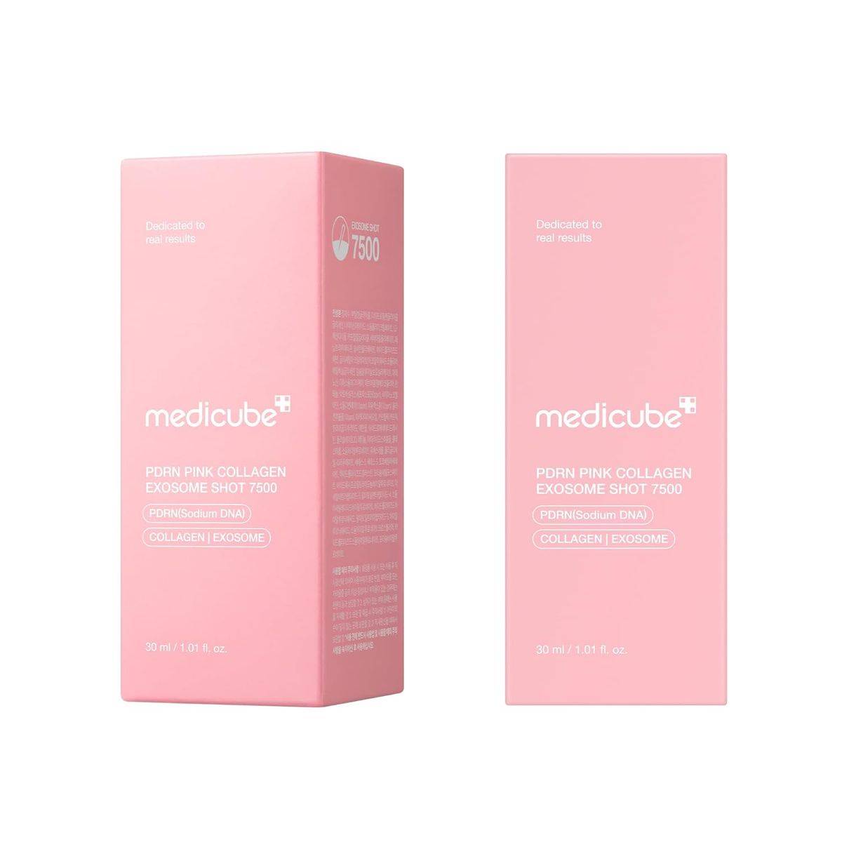 Medicube PDRN Pink Exosome Shot 7500 Serum, High-Strength Micro-Needling Glow Care, 30ml
