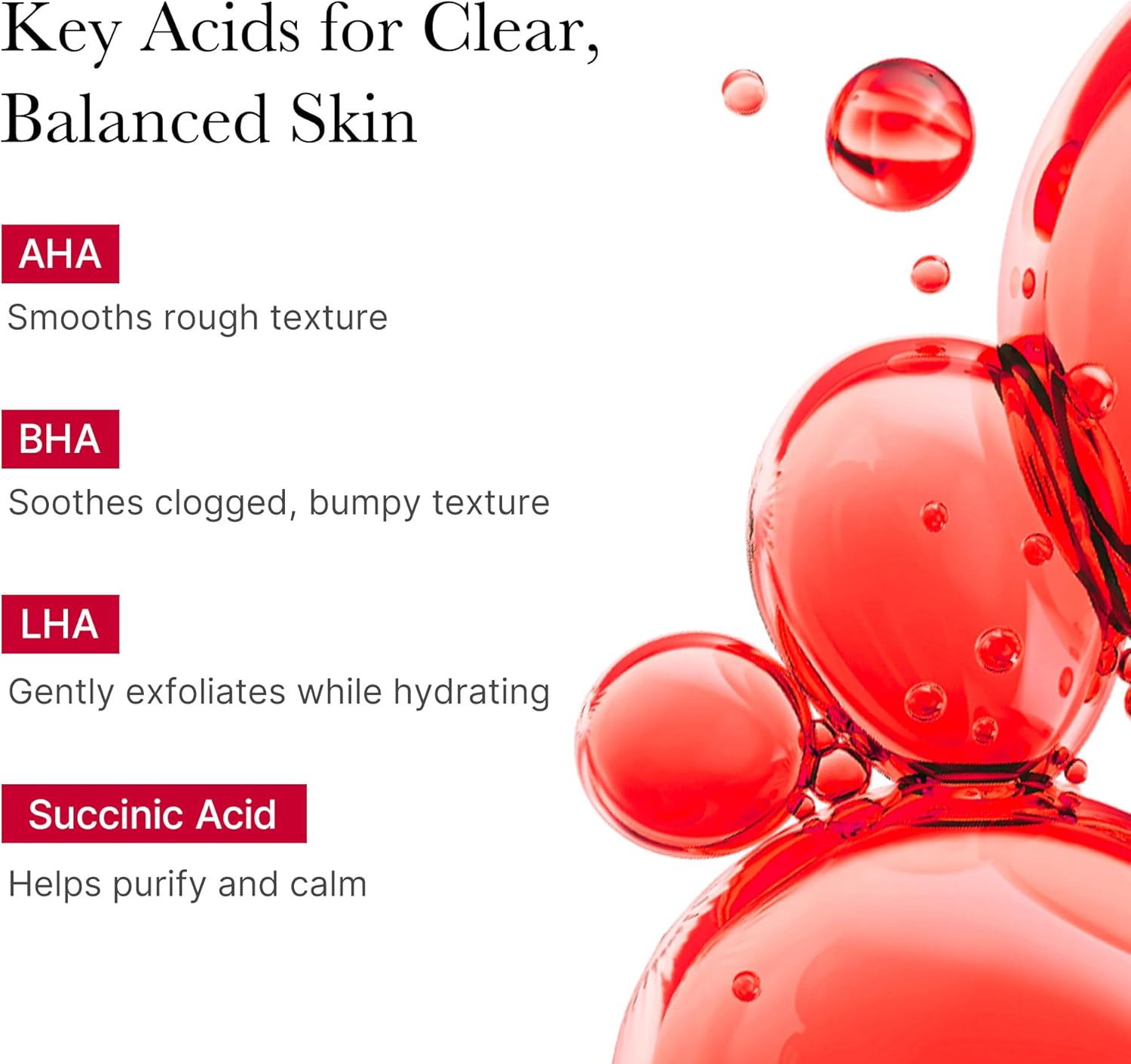 Medicube Red Acne Body Peeling Shot, AHA BHA PHA LHA Exfoliant Spray for Breakouts, 110g