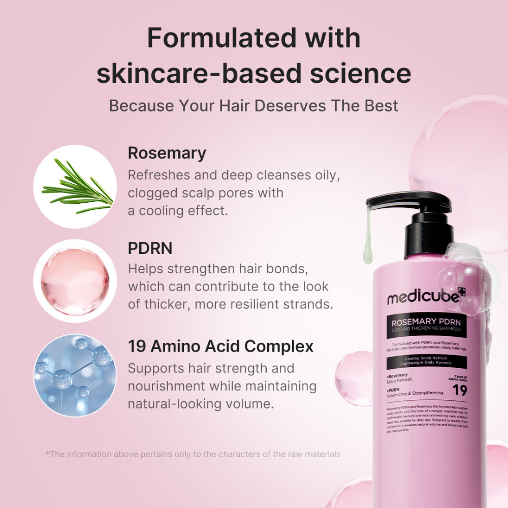Medicube Rosemary PDRN Cooling Shampoo 400ml