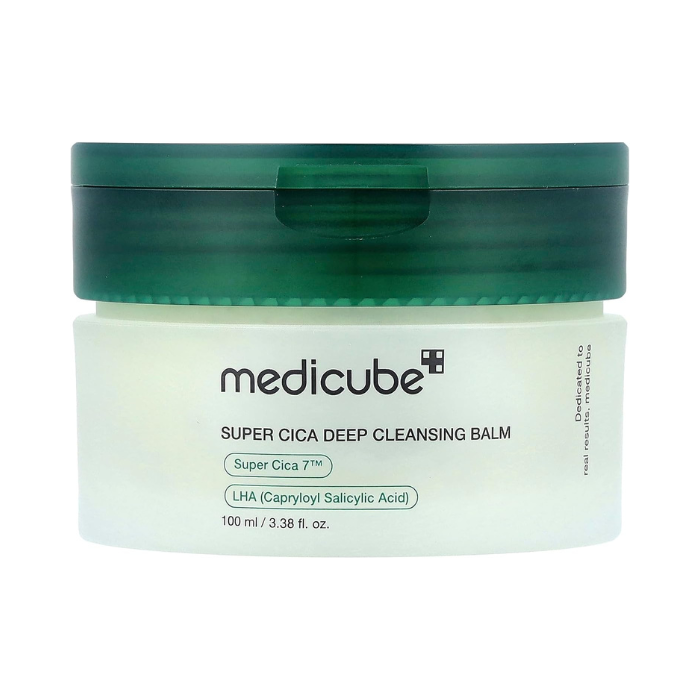 Medicube Super Cica Deep Cleansing Balm, Vegan Makeup Remover and Gentle Deep Cleanser, 100ml