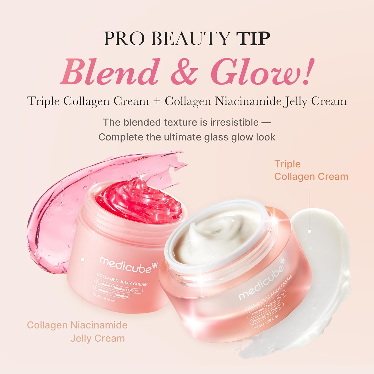 Medicube Triple Collagen Cream, Firming, Barrier Repair and Anti-Aging Moisturizer, 50ml