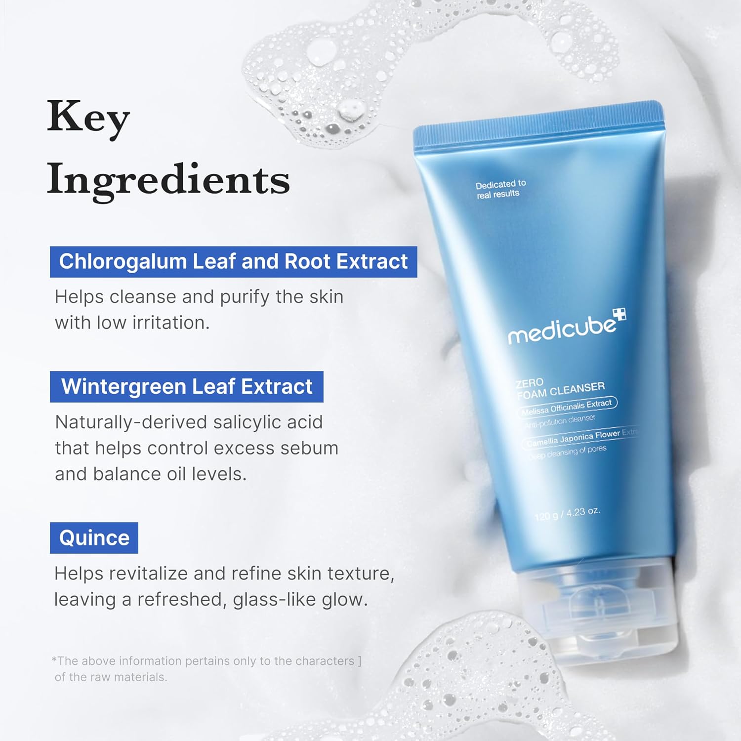 Medicube Zero Foam Cleanser, Microdust Deep Cleanse, Low-Irritation Pore Care Face Wash, 120ml