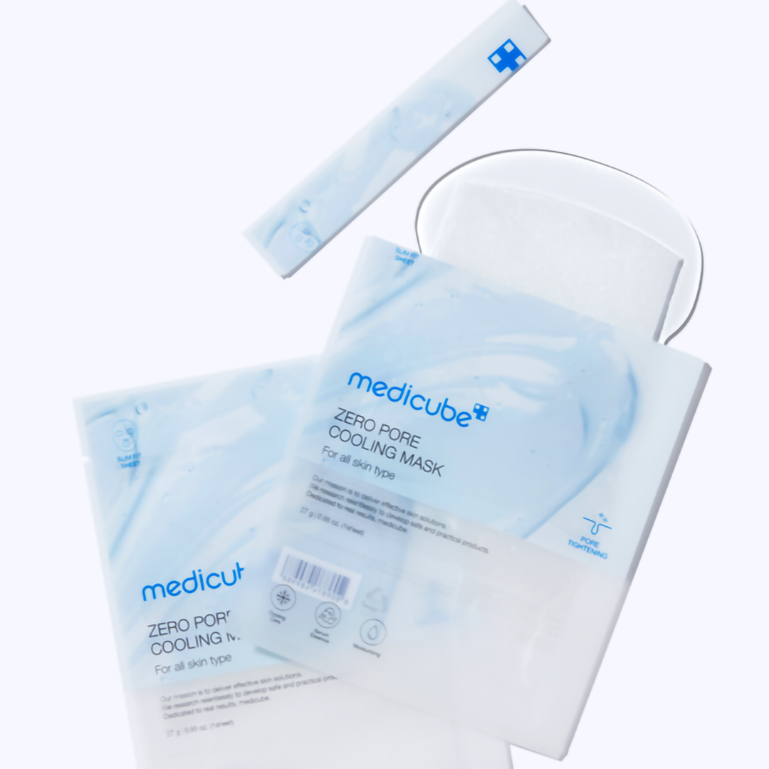 Medicube Zero Pore Cooling Mask Sheet, Alcohol-Free Cooling, Pore Tightening Care, 27g