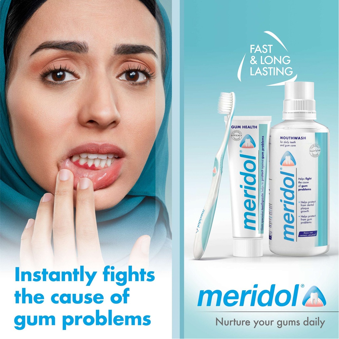 Meridol Mouth Wash Gum Care 400ml