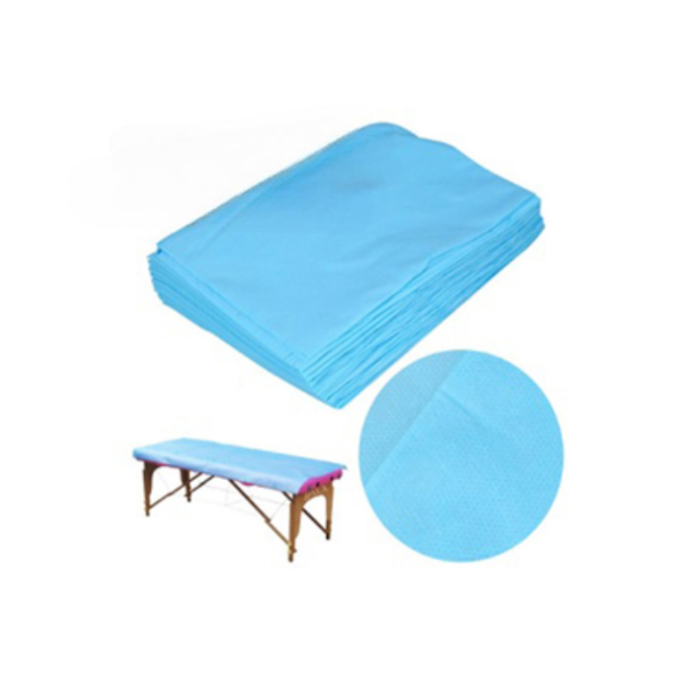 Disposable Bed Sheet Blue 10's