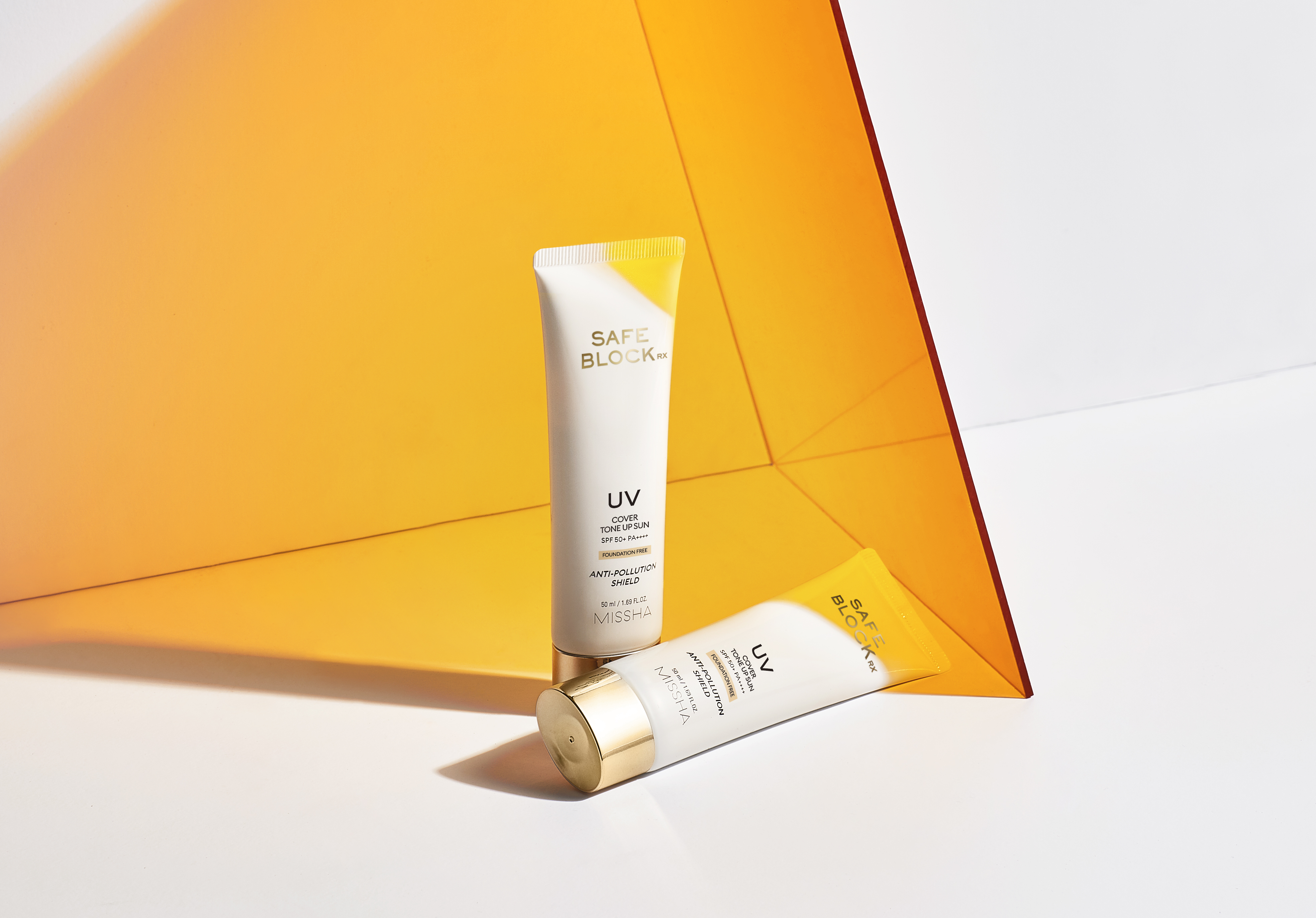 Missha Safe Block Rx (SPF50+) Cover Tone Foundation Free 50ml