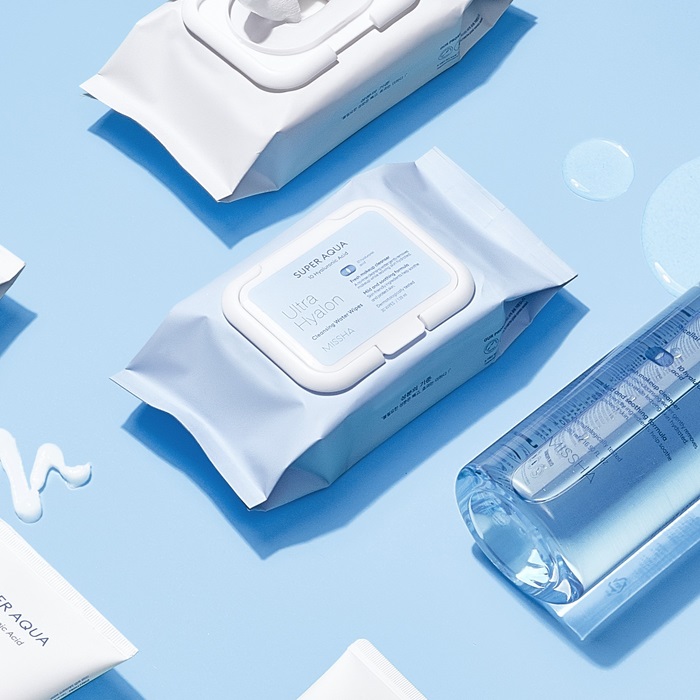 Missha Super Aqua Ultra Hyalron Water Wipes 30s