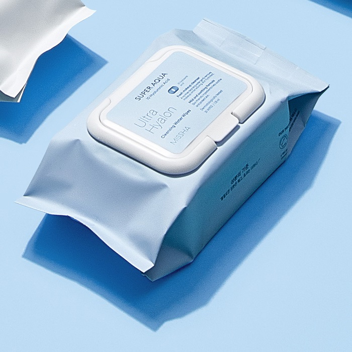 Missha Super Aqua Ultra Hyalron Water Wipes 30s
