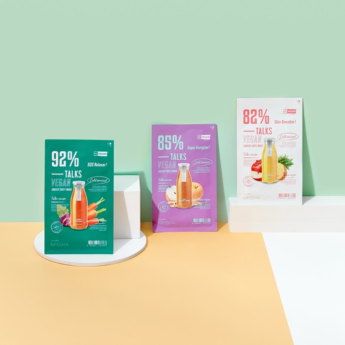 Missha Talks Vegan Squeeze Sheet Mask Energizer 27g
