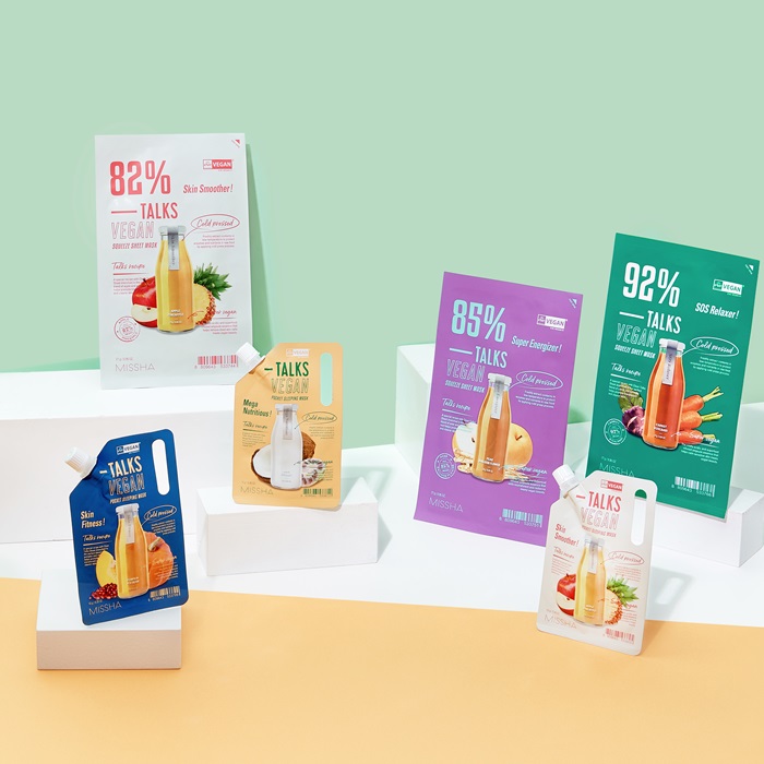 Missha Talks Vegan Squeeze Sheet Mask Skin Smoother 27g