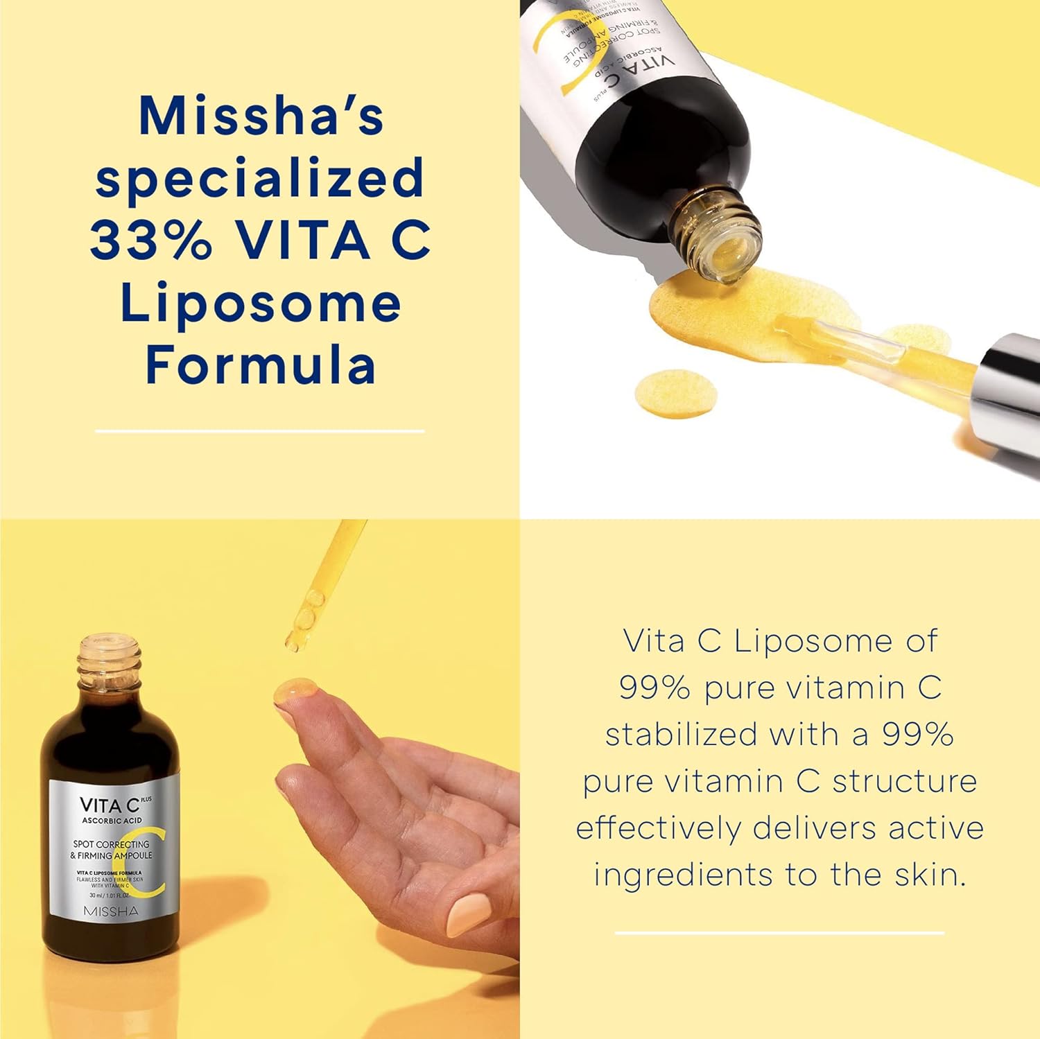 Missha Vita C Plus Spot Correcting & Firming Ampoule 30ml