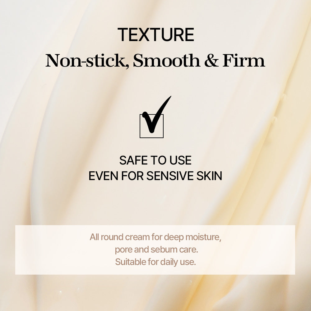 Mixsoon Bean Cream, Fermented Nutrient Moisturizer for Deep Hydration, Barrier Care, and Radiant Skin - 50ml