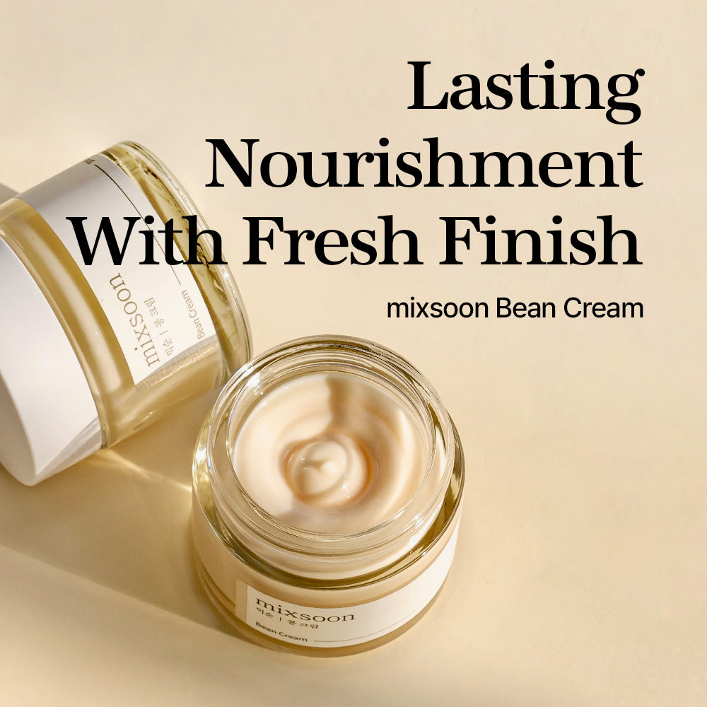 Mixsoon Bean Cream, Fermented Nutrient Moisturizer for Deep Hydration, Barrier Care, and Radiant Skin - 50ml