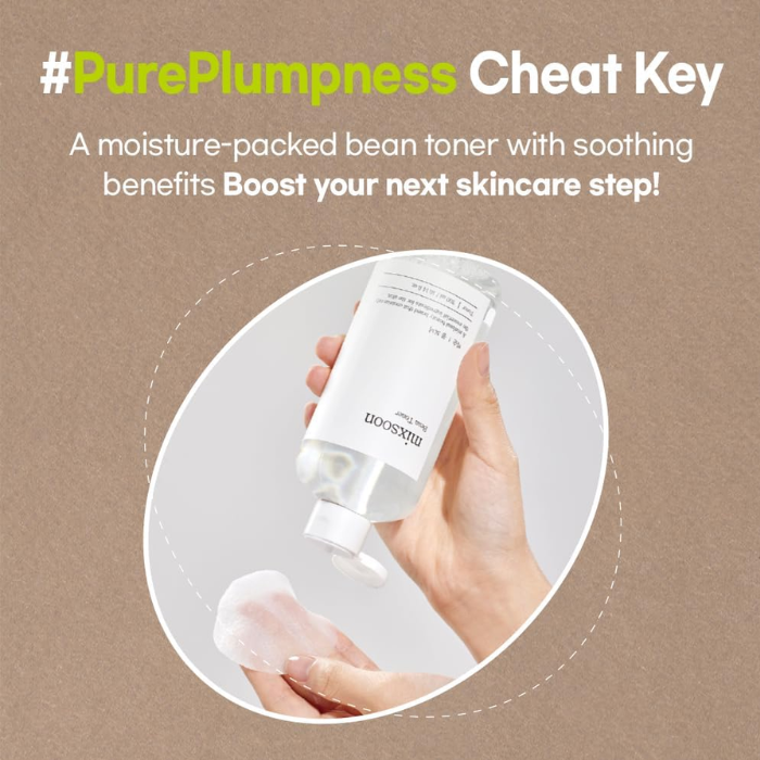 Mixsoon Bean Hydrating, Collagen-Boosting Toner for Sensitive, Irritated and Dry Skin 100ml