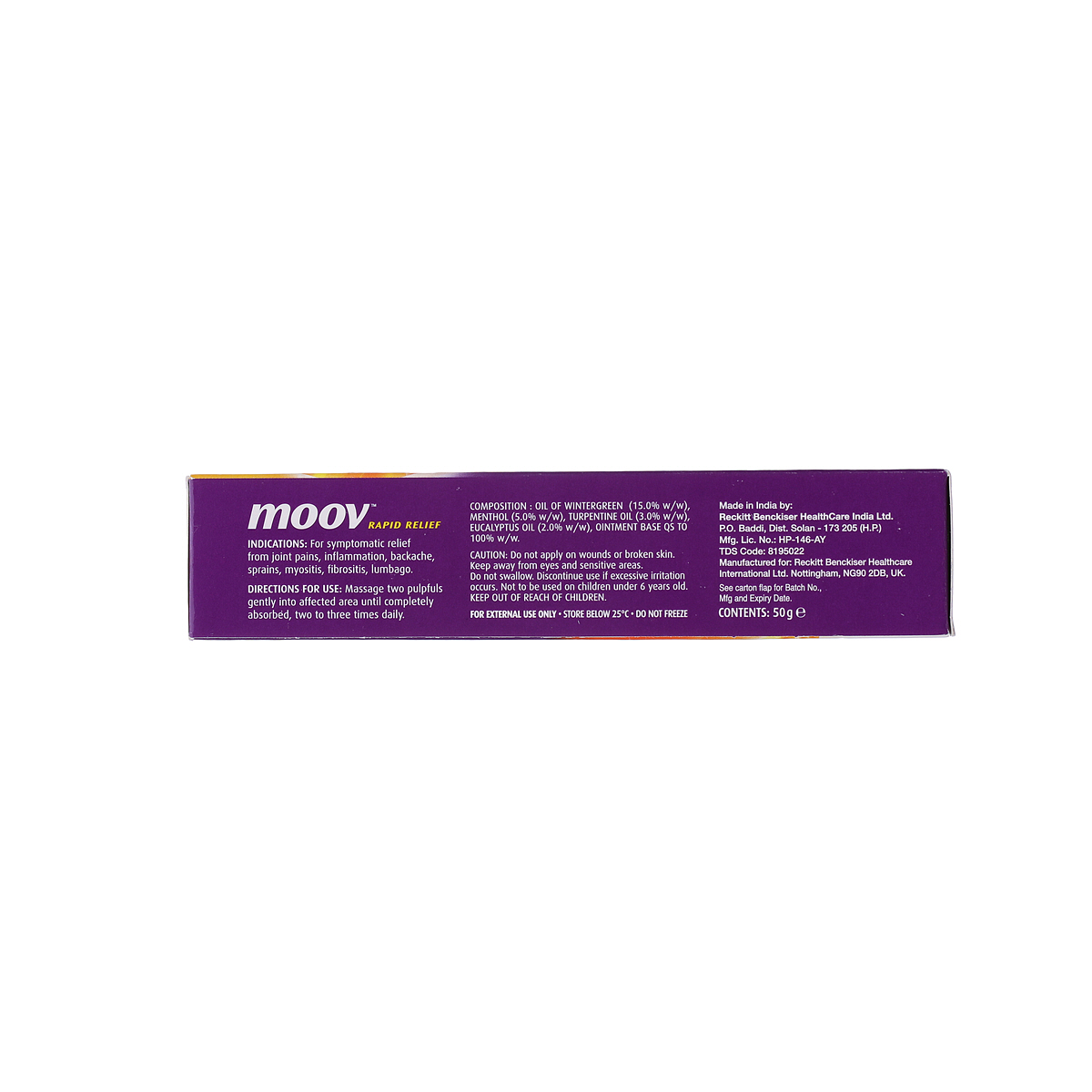 Moov Rapid Relief Ointment 50gm