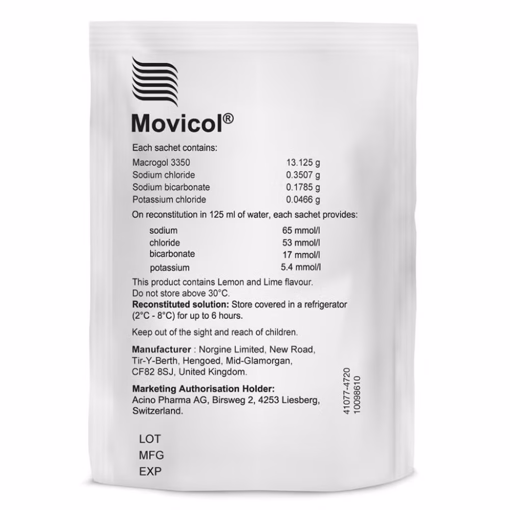 Movicol Powder 13.8 g Sachet 20's