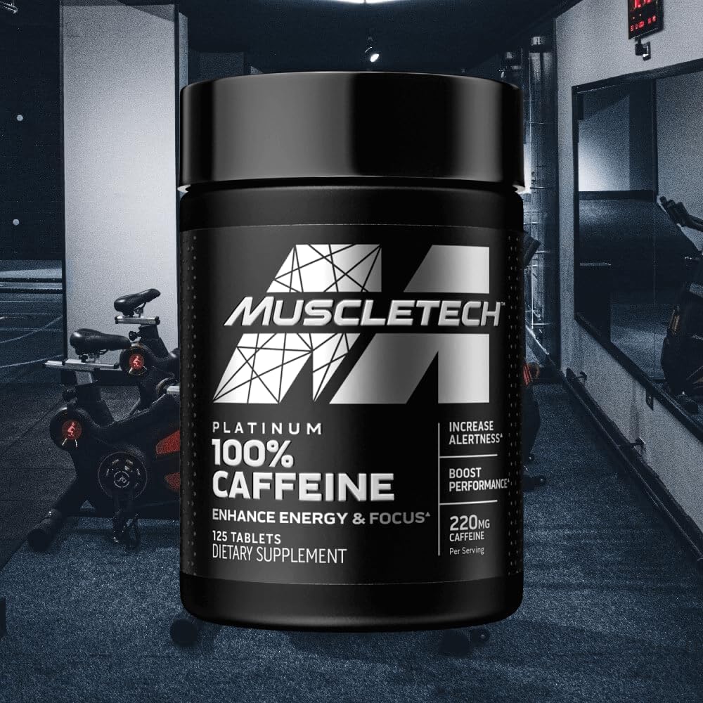 Muscle Tech 100% Caffeine 125 Tabs