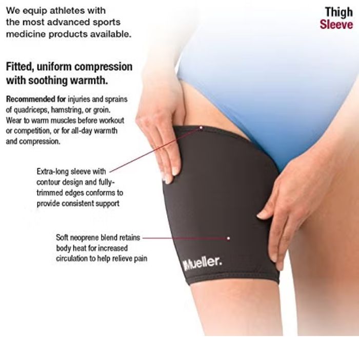 Mueller Thigh Support Black