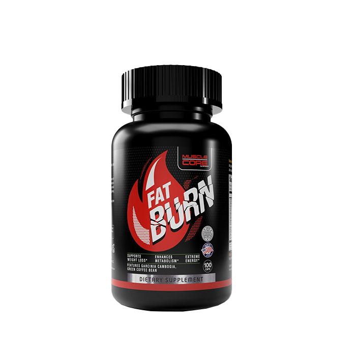 Muscle Core Fat Burn, Metabolism, and Energy Support for Weight Management, 100 Capsules