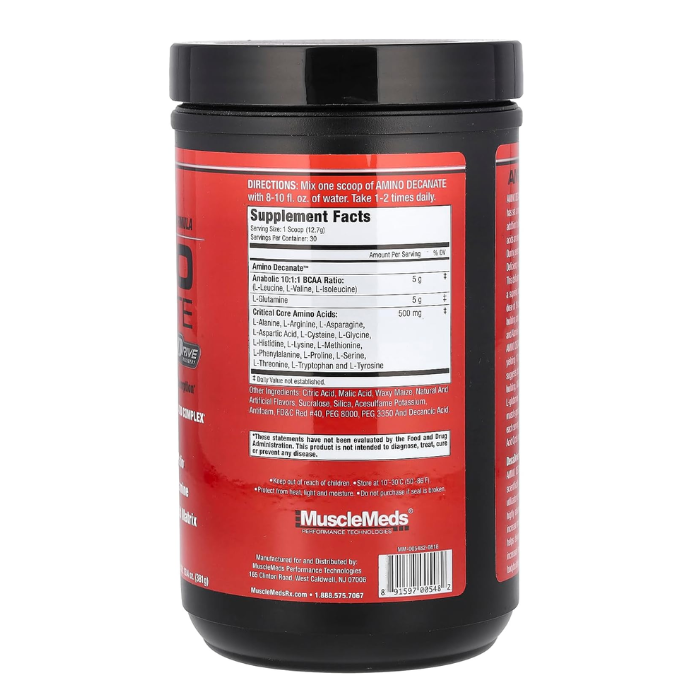 MuscleMeds Amino Decanate Post Workout Fruit Punch 360G 