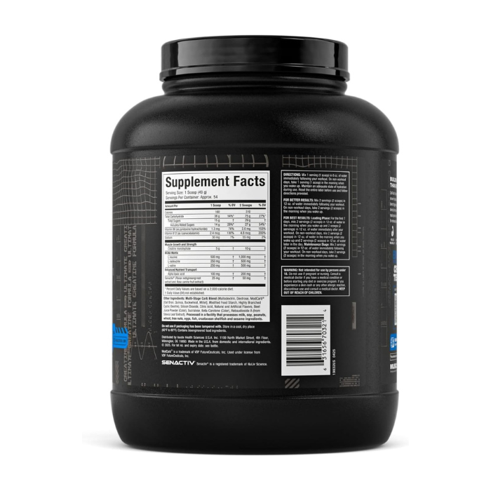 Muscle Tech Cell Tech Creatine Monohydrate & Carbohydrate Fruit Punch, Post-Workout Formula, 5.8lb