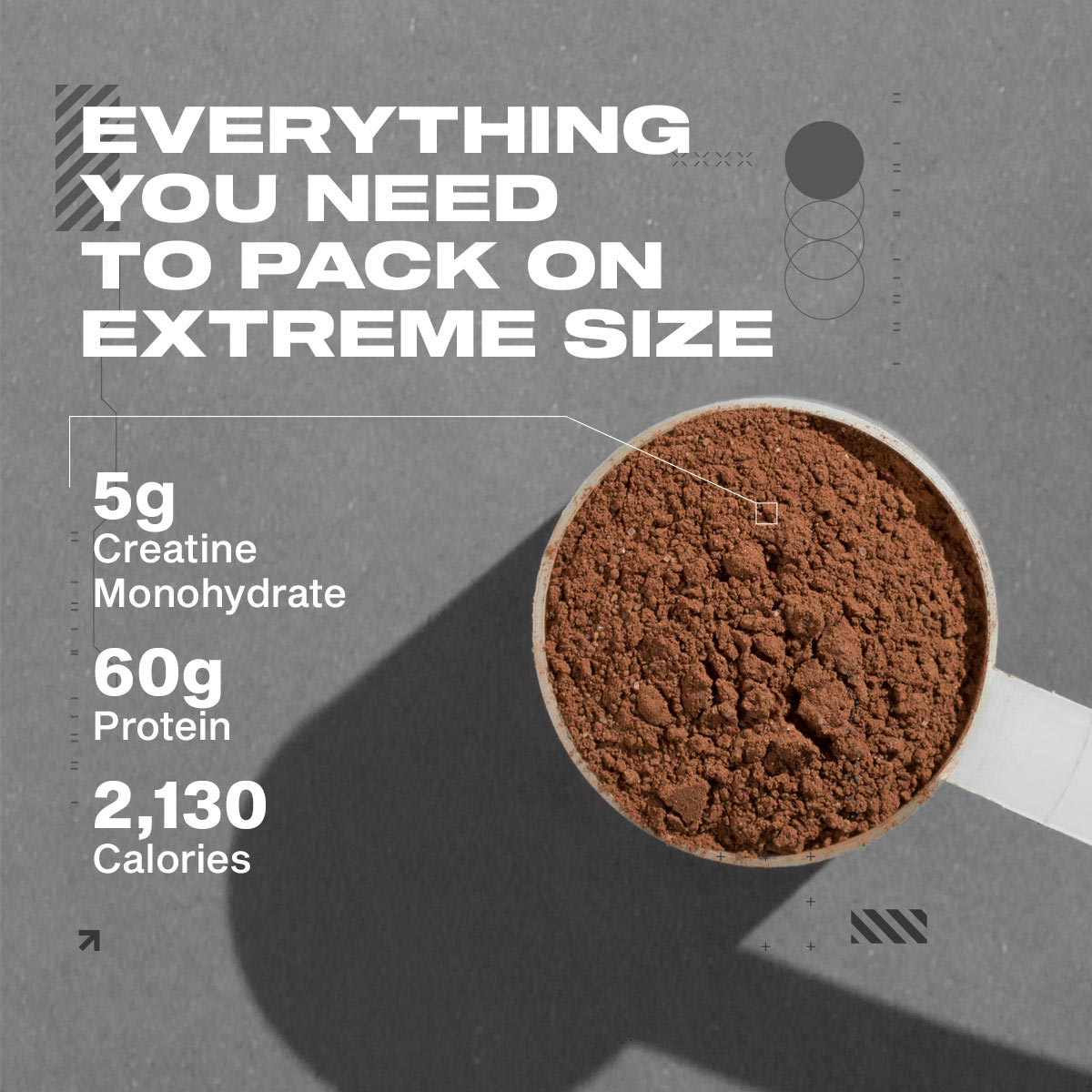 Muscle Tech Mass Tech Extreme Triple Chocolate Brownie, High-Calorie Mass Gainer for Muscle Strength, 6lb